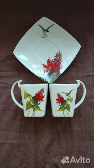 Чайные/кофейные пары Lefard птички-колибри