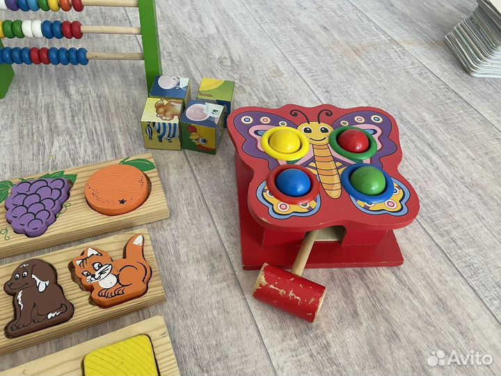 Развивающие деревянные игрушки