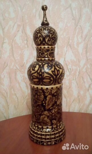 Штоф под бутылку 0,75 л. /дерево