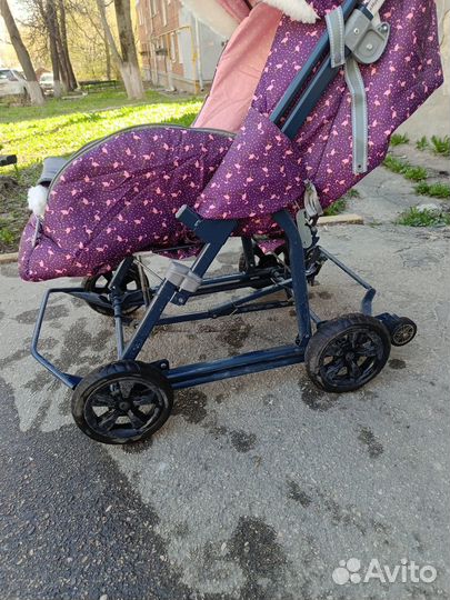 Детские санки коляска ника