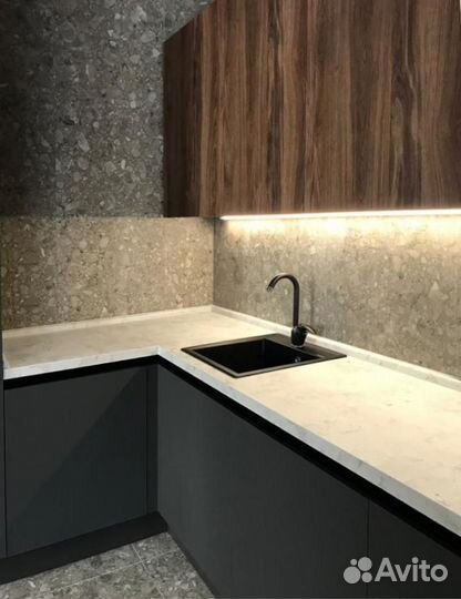 Прямая кухня на заказ. Производство