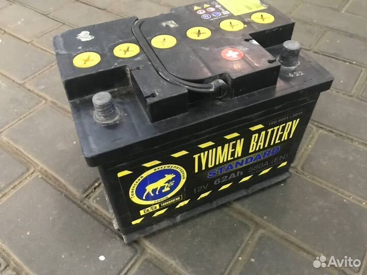 Аккумулятор Тюмень бу 60Ah 500A обратной поля