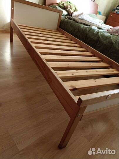 Детская кровать IKEA с матрасом Sultan lade