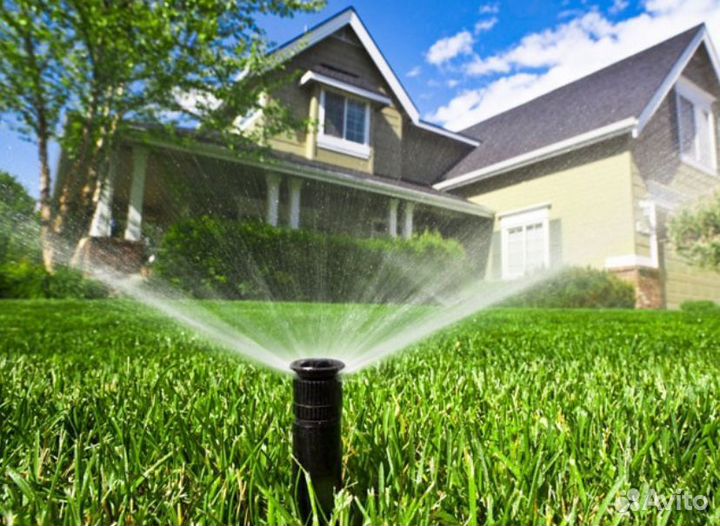 Автоматический полив проектмонтаж