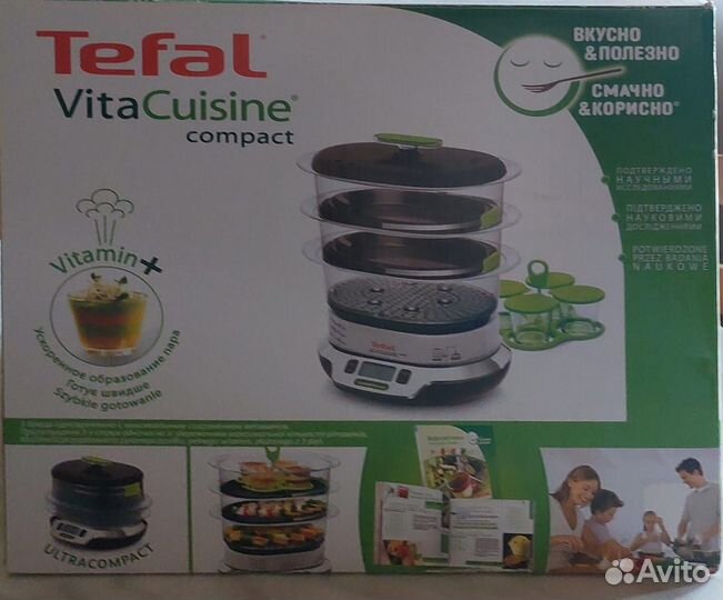 Пароварка tefal vitacuisine 3 в 1