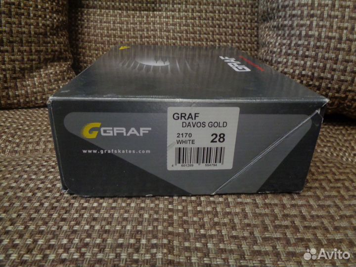 Коньки фигурные детские graf montana gold 28