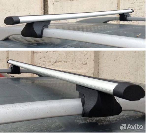 Багажник поперечины на рейлинги аэродинамический
