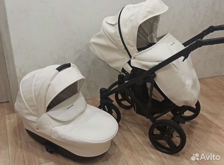 Коляска 2в1 Bebetto Magnum prima (экокожа)