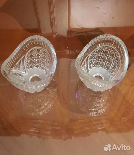 Хрустальные вазочки