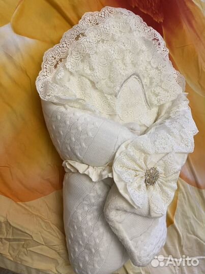 Конверт одеяло на выписку зима