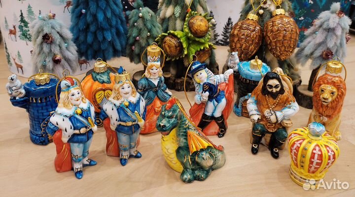 Лефортовский фарфор ёлочные игрушки