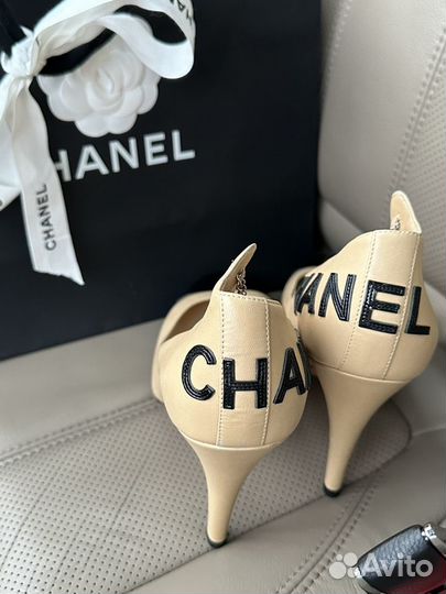 Туфли Chanel оригинал, лимитка, с цепочкой