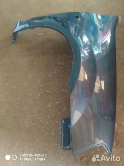 Крылья Рено Логан 10-14 г.в. цвет голубой