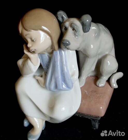 Фигурка Фарфор Я не могу играть lladro Испания