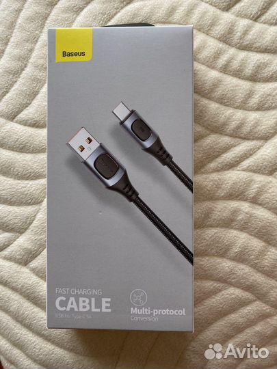 Кабель для зарядки телефона USB for Type-C 5A