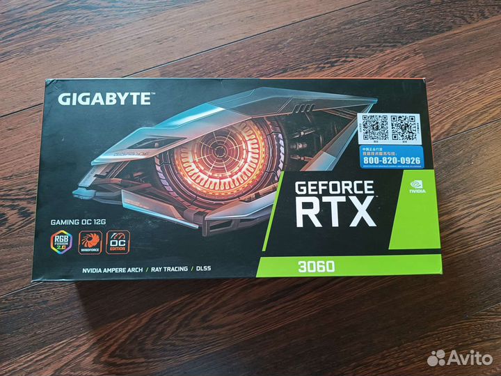 12 гб Gigabyte Nvidia geforce GTX 3060 12G
