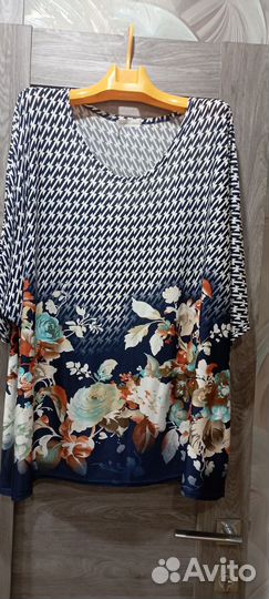 Блузка женская большой размер