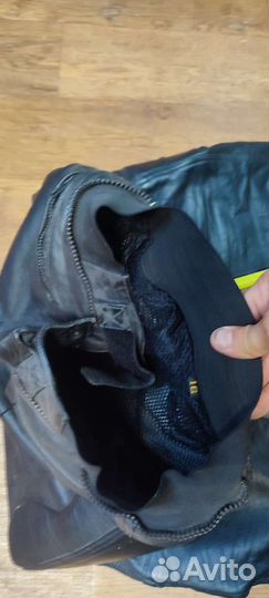 Мото штаны кожаные