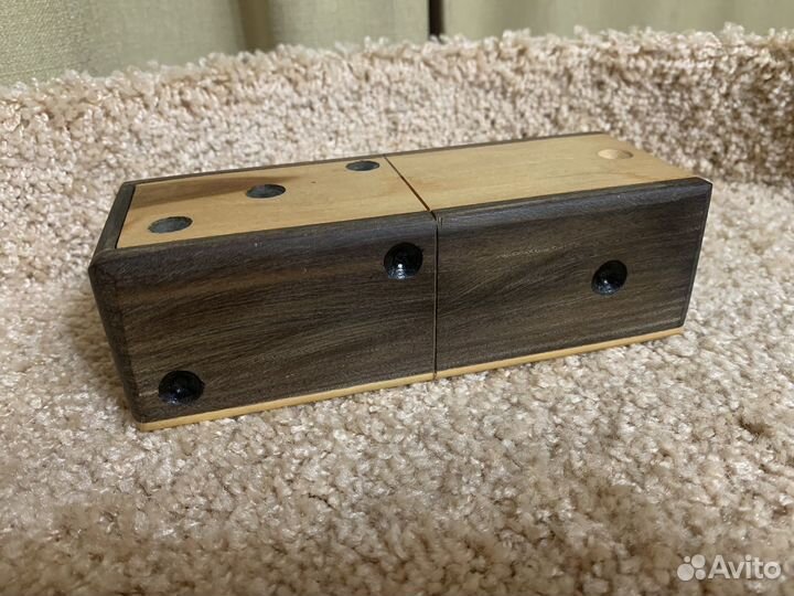 Домино из дерева Доминикана