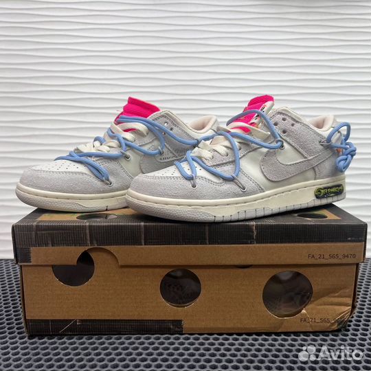 Кроссовки Nike Dunk Low x Off White