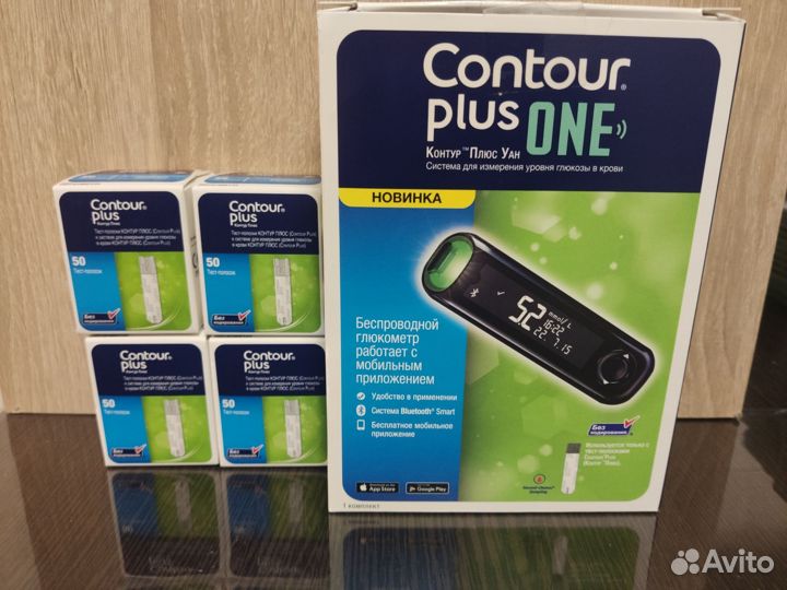 Глюкометр Contour plus one+Тест полоски