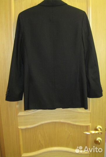 Пиджак чёрный школьный на мальчика Рост 146