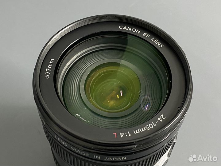 Canon 24-105mm Царапины на линзе