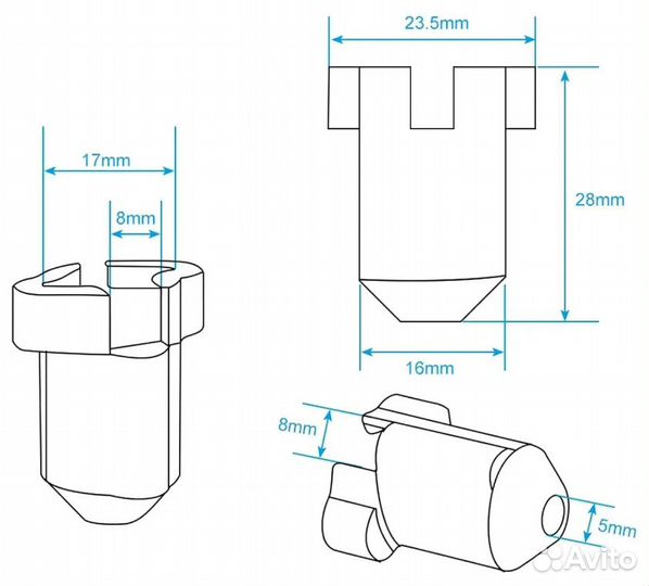 Носок для Creality K1C, K1, K1 Max, Ender 3 V3, CR