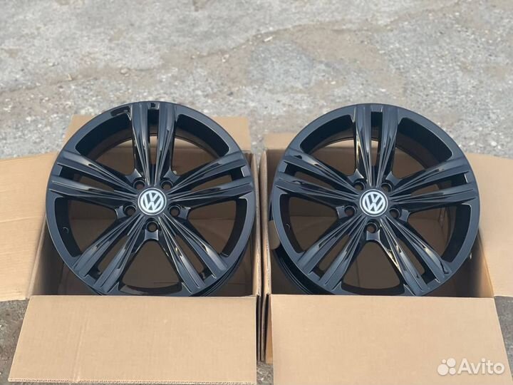 Новые литые Диски р16 5x100 VW Skoda Rapid черные