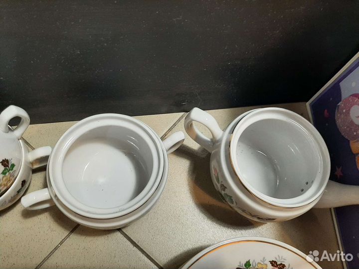 Остатки чайных сервизов