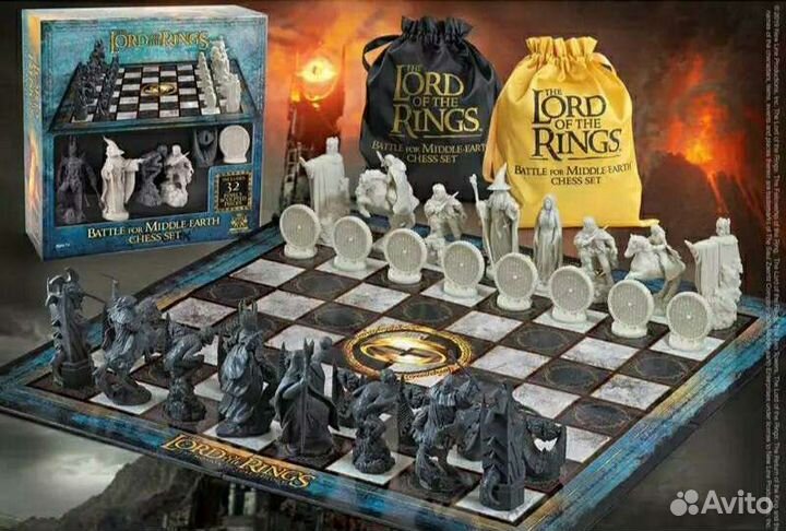 Новые шахматы Властелин колец в коробке