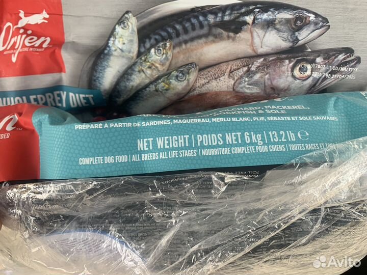 Сухой корм Orijen 6 кг+ six fish