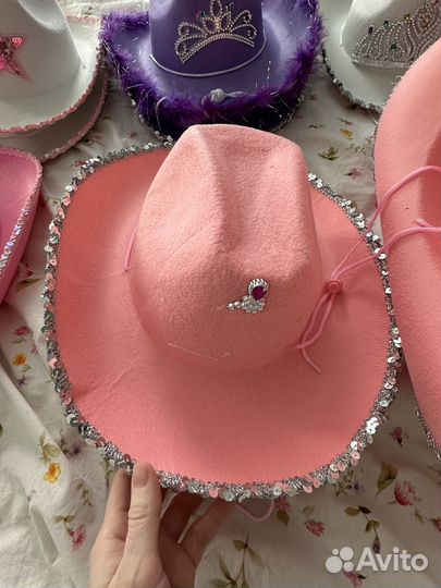 Шляпа карнавальная ковбой Барби