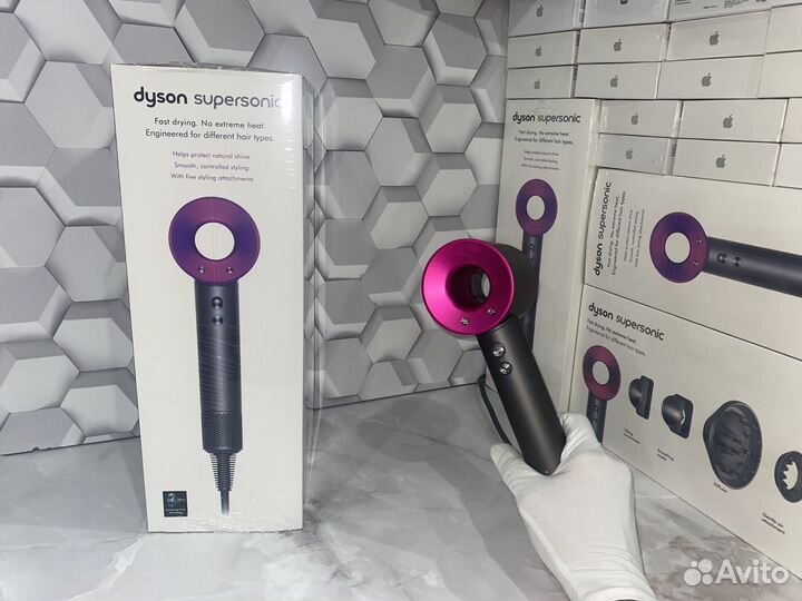 Фен Dyson HD08 Малайзия (Розовый)