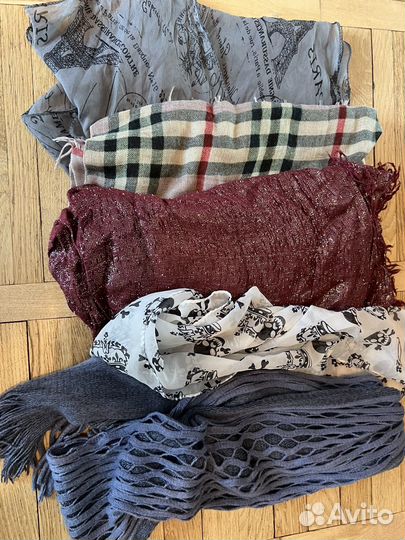 Женские шарфы и платки пакетом