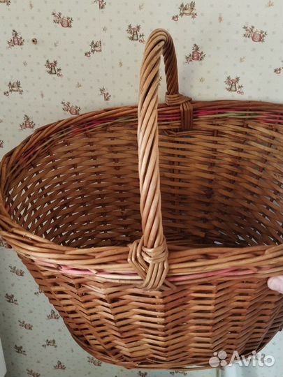 Корзина плетëная для грибов