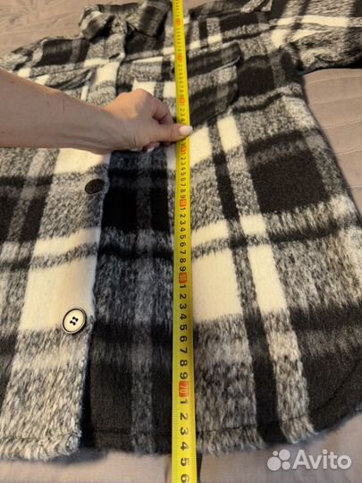 Рубашка в клетку теплая женская