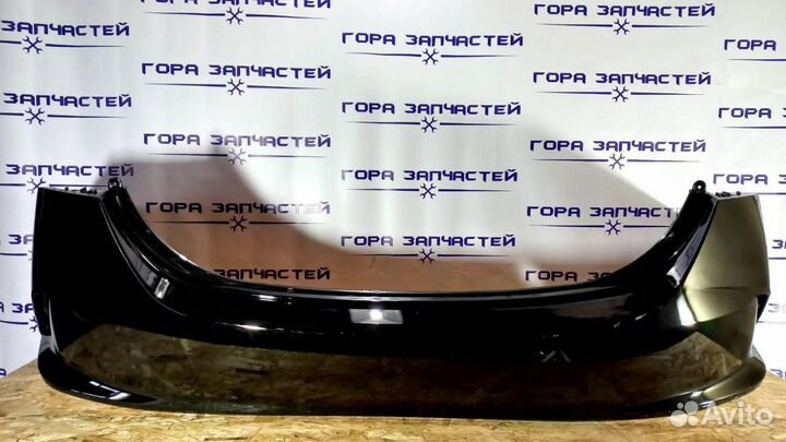 Бампер задний Солярис 2020- черный MZH