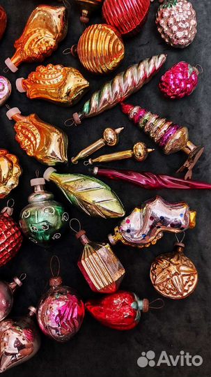 Елочные игрушки СССР одним лотом