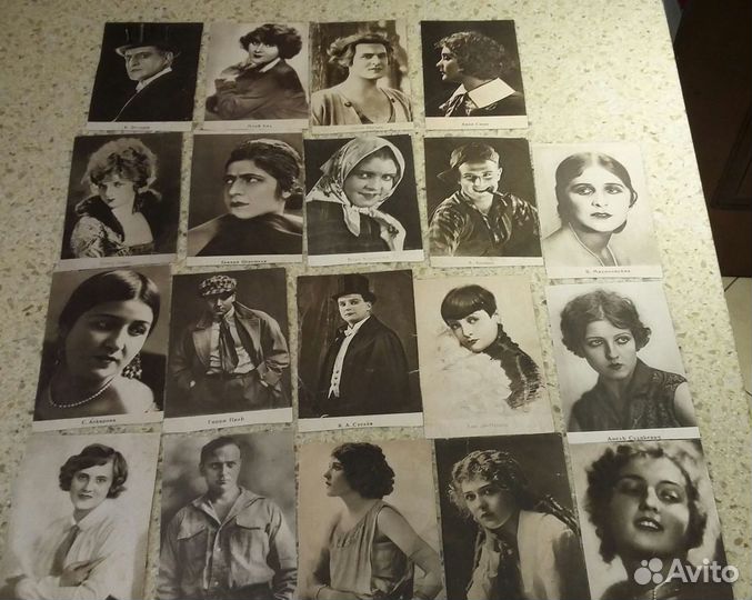 Открытки 20-х годов актеры