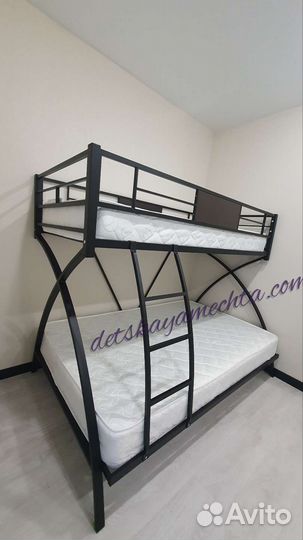 Двухъярусная кровать металлическая Виньола