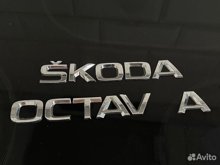 Шильдик на кузов skoda octavia a7