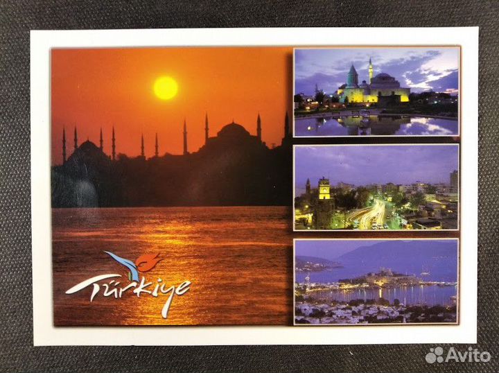 Набор открыток Турция чистые 8 шт