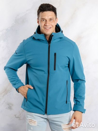 Софтшелл морская волна + бирюза