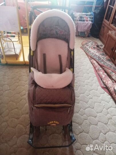 Детские санки коляска