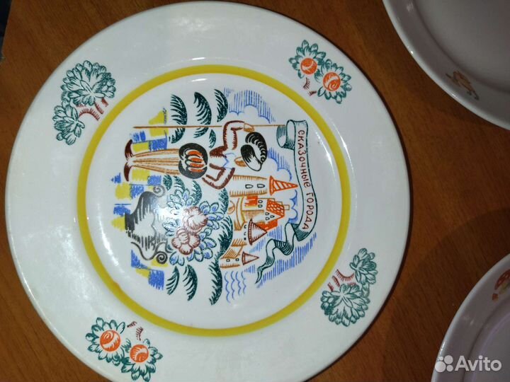 Детские тарелки СССР