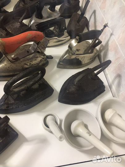 Утюг чугунный и стариннвй электрическийьи