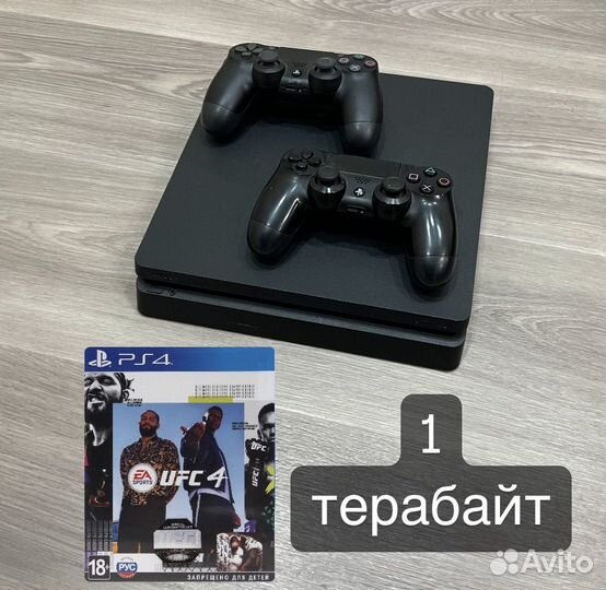 Sony playstation 4 slim 1tb - UFC 4