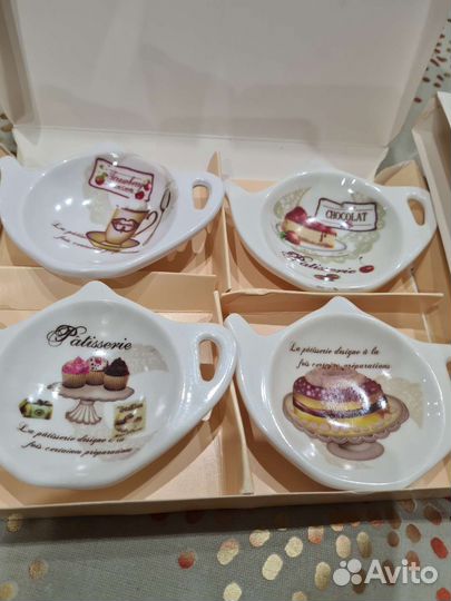 Блюдца для чайных пакетов