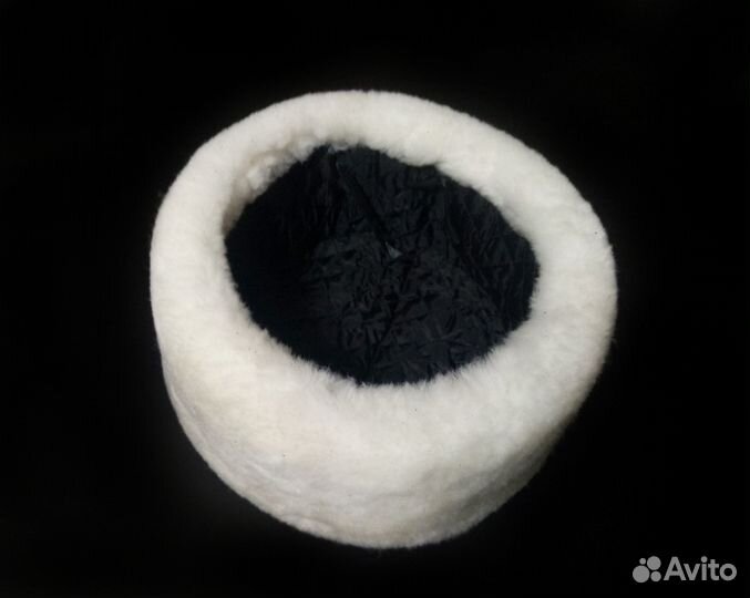 Кубанка из белого мутона Остронос